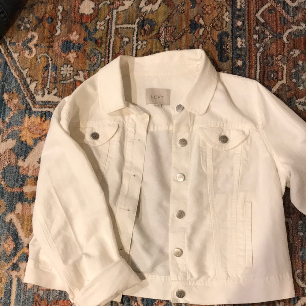 Cream linen jacket